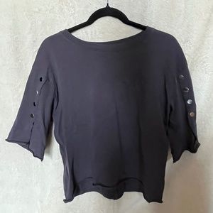 Zara Tee with Metallic Detail